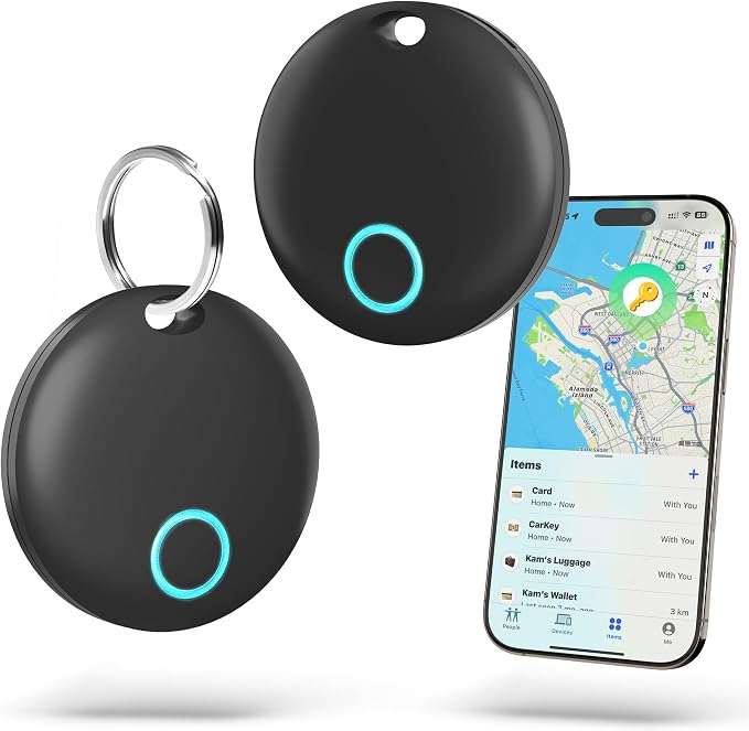 Air Tracker Tags-2 Pack, Smart Bluetooth Tracker, Compatible by Midlocater