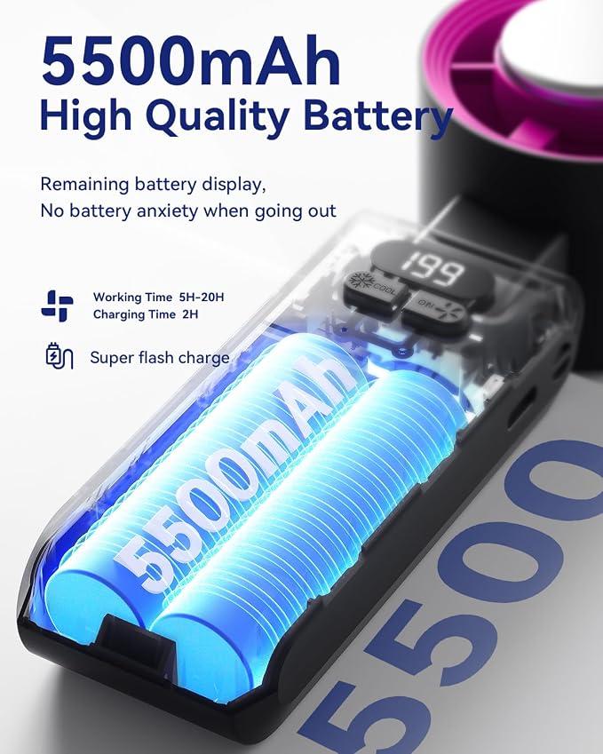 2 Pack Handheld Portable Turbo Fan - Image 5