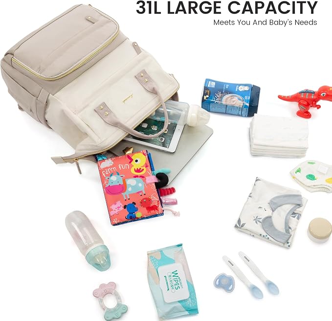LOVEVOOK Diaper Bag Backpack, Baby Bag - Image 8