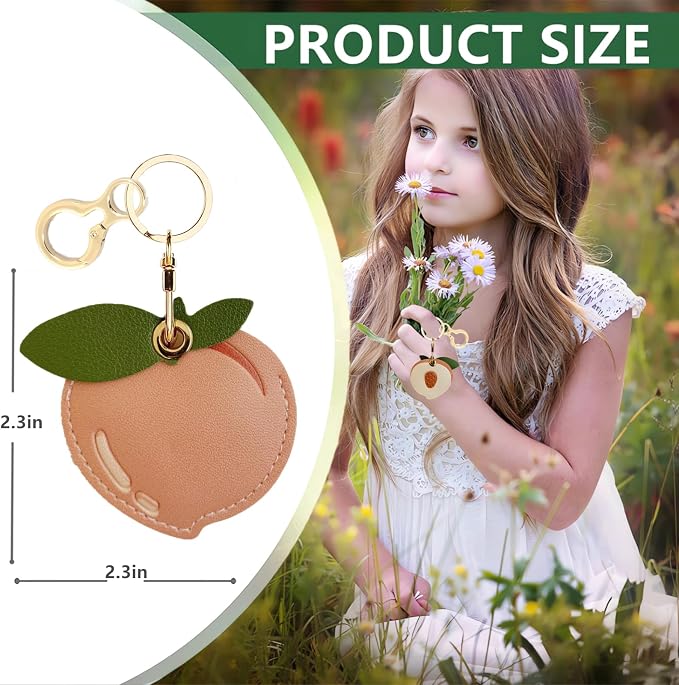 Leather Keychain Holder Case Compatible - Image 2