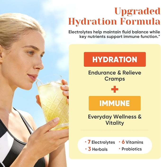 Venture Pal 2-in-1 Hydration + Immune Electrolytes Powder Packets - Image 3
