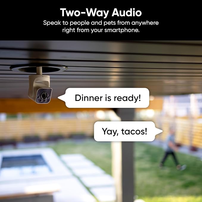 WYZE Bulb Cam Security Camera, 2K HD Outdoor Light Bulb Camera, Color Night - Image 8