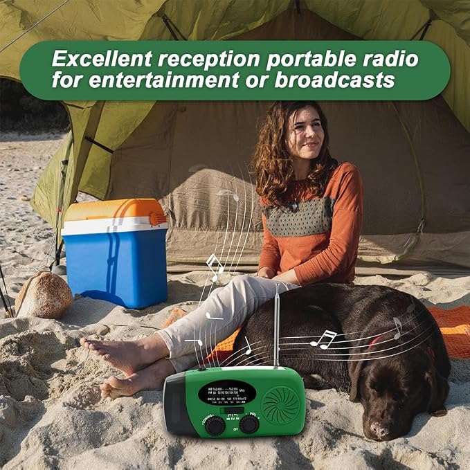 2000mAh/7400mWh Emergency Weather Radio - Image 5