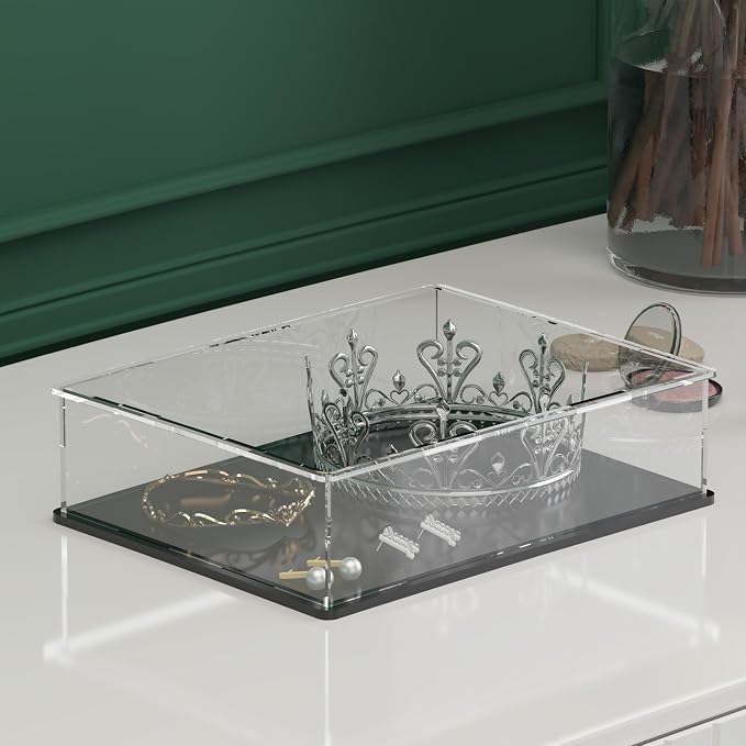 SVENJBB Book Cover Display Case, 14.5x11x4 Inch Acrylic Box - Image 3