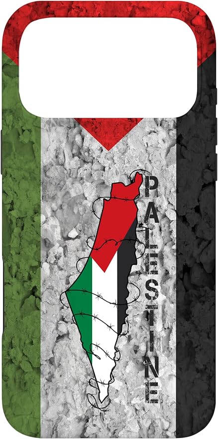 Kufiya Palestine Keffiyeh Flag, Palestinian Map Pattern Case by Unknown