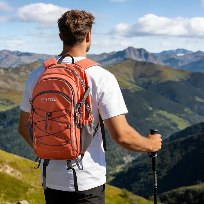 RealCool Hiking Backpack for Men Women, 20L Lightweight Waterproof Travel - Image 6