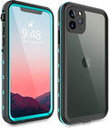 Compatible with iPhone 11 Pro Max Case, Waterproof Full Body Rugged Clear Slim by FXXXLTF