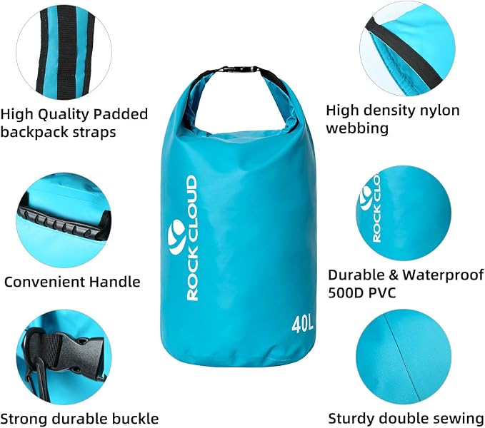 ROCK CLOUD Dry Bag Waterproof 5L Dry Sack - Image 5