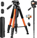 Tripod for Camera, Professional Heavy Duty Compact Camera Stand for Phone by Victiv