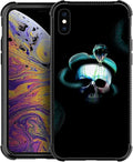 for iPhone X/Xs Case, Skeleton Winding Snake Pattern Graphic Design Girl Boy by FKBRCL4U