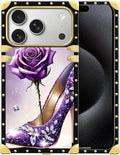 for iPhone 17 Pro Case Luxury Golden Decoration by Unknown