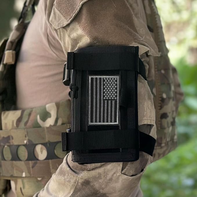 Tactical Arm Sleeve Map Pouch Case Documets Holder Wrist Case Wrist Map Holder - Image 9