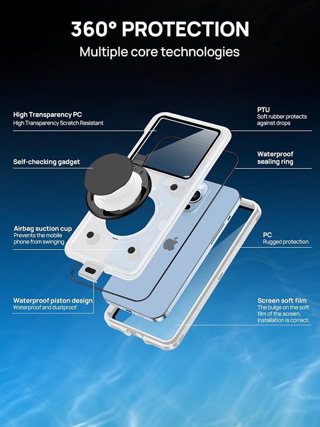Lanhiem Snorkeling Underwater Phone Case - Image 5
