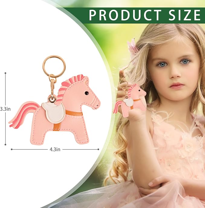 Leather Keychain Case Holder Compatible - Image 2