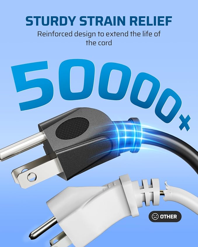 DEWENWILS Outdoor Extension Cord 1 to 3 Splitter - Image 6