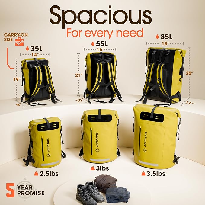 Earth Pak Waterproof Backpack - Image 2