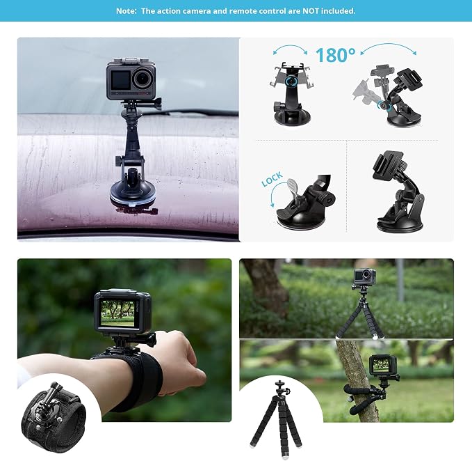 AKASO 60 in 1 Action Camera Accessories Kit Compatible - Image 7