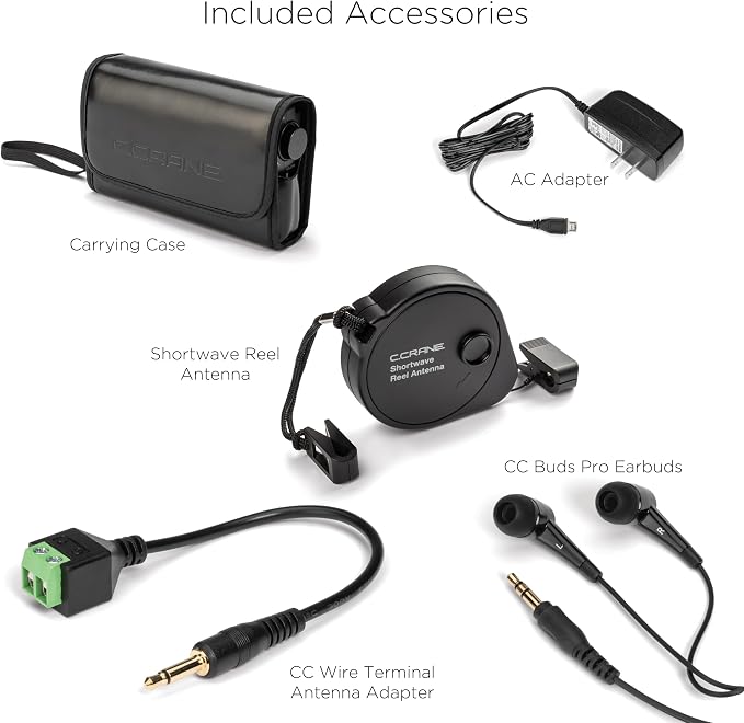 C. Crane CC Skywave SSB 2 Small AM, and NOAA Weather Portable Travel Radio - Image 8