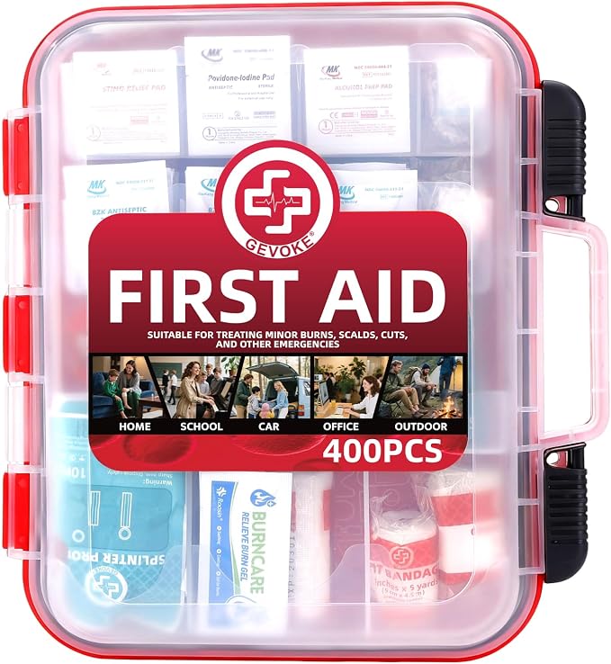Gevoke 400 Piece First Aid Kit by Gevoke