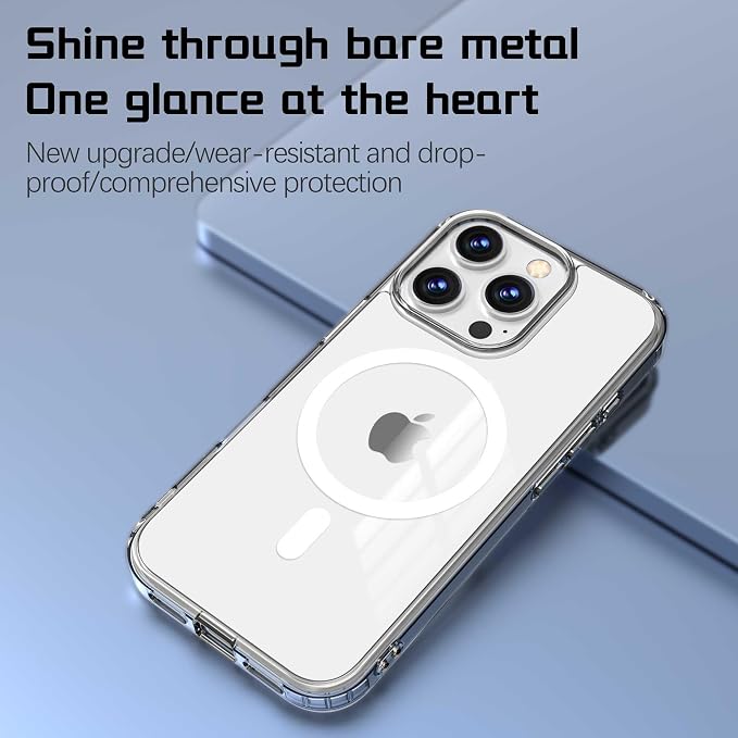Magnetic Designed for iPhone 16 Pro Case Clear - Image 5