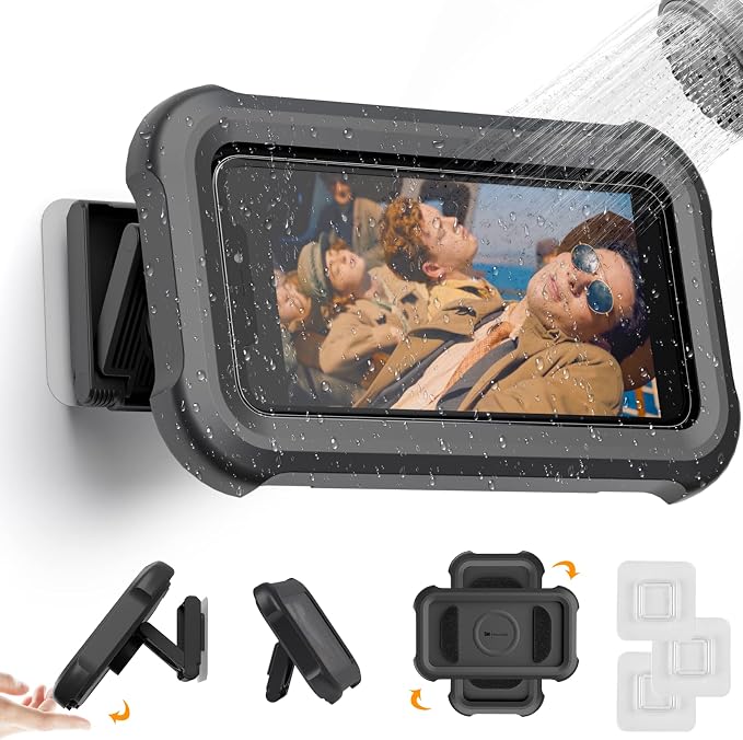 Mistriddle Waterproof Shower Phone Holder by Mistriddle