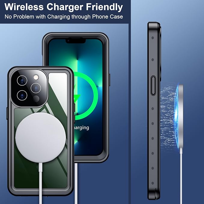 SPIDERCASE for iPhone 13 Pro Case Waterproof, Built-in Lens & Screen Protector - Image 6