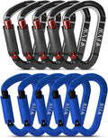 FVW Auto Locking Rock Climbing Carabiner Clips, Professional 25KN Heavy Duty by FVWELECTRICLUNCHBOX