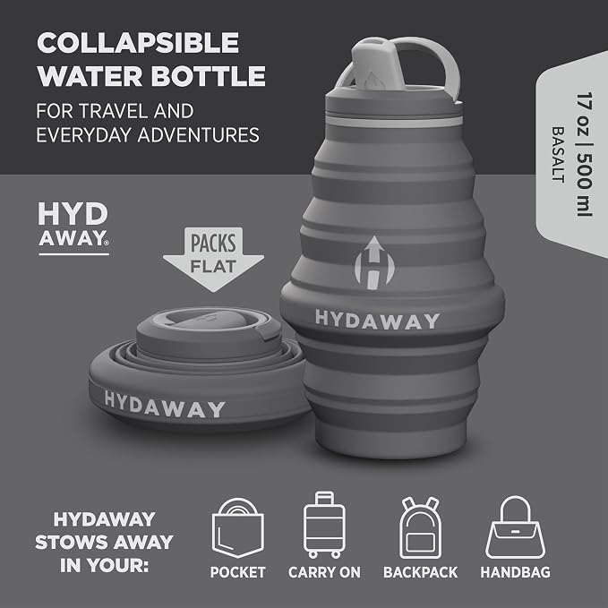 HYDAWAY 17oz Collapsible Water Bottle - Image 2