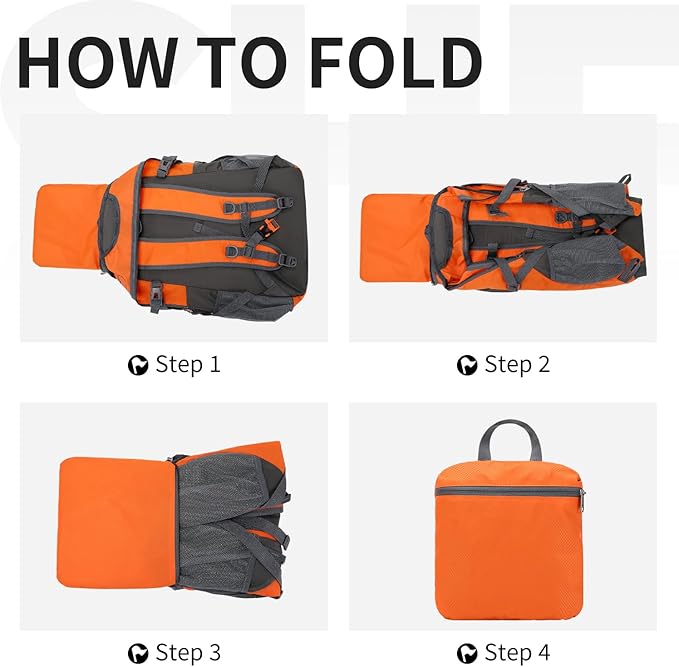 40L Hiking Backpack Lightweight Daypack Waterproof Travel Camping Backpack - Image 5