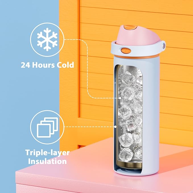 24 oz Insulated Water Bottle - Image 5