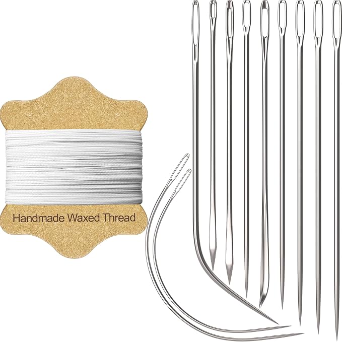 VONEEDL Upholstery Repair Kit: Waxed Sewing Thread & Heavy Duty Needles by VONEEDL