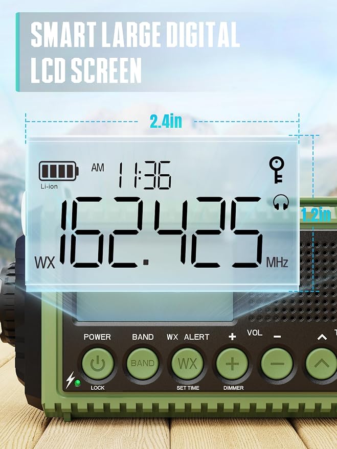 12000mAh Emergency Radio - Image 9