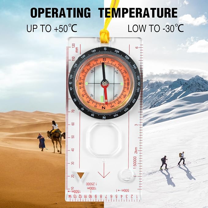 Eyeskey Multifunctional Military Sighting Navigation Compass - Image 6