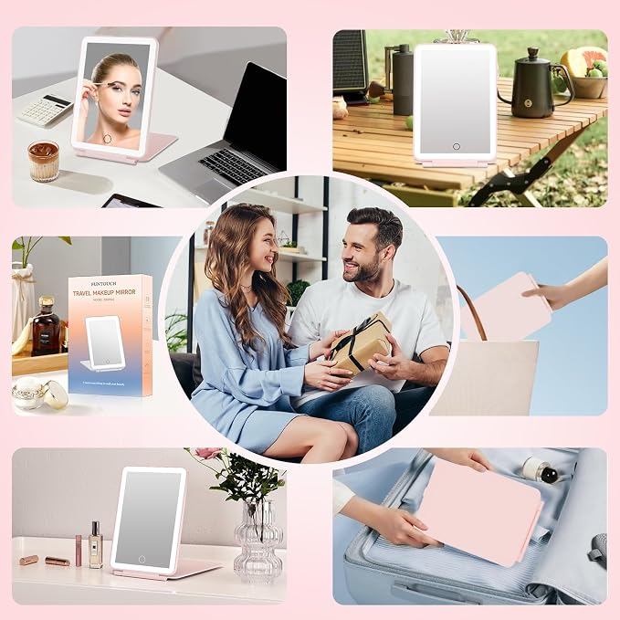 FUNTOUCH Rechargeable Travel Makeup Mirror - Image 6