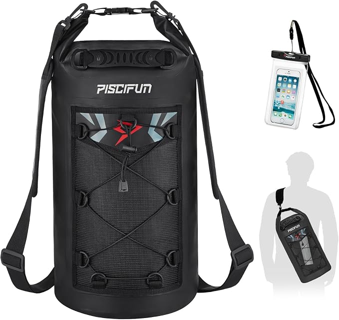 Piscifun Dry Bag, Waterproof Floating Backpack 10L/20L/30L/40L by Piscifun