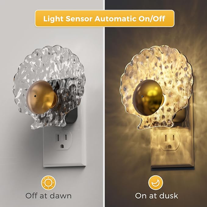L LOHAS LED Shell Night Light, Night Lights Plug into Wall, Dimmable - Image 3