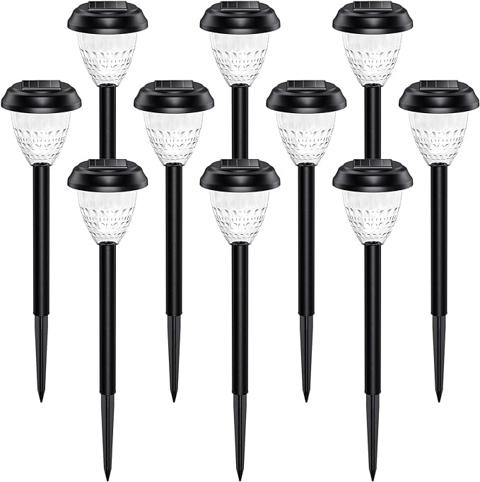URAGO Super Bright Solar Lights Outdoor Waterproof-10 Pack, Dusk to Dawn Up to - Image 2