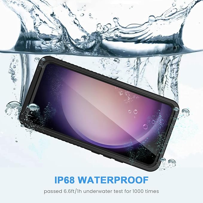 Lanhiem for Samsung Galaxy S23+ Plus Case, IP68 Waterproof Dustproof Case - Image 3