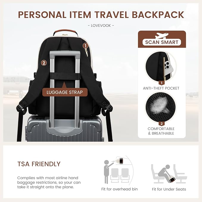 LOVEVOOK Laptop Backpack for Women - Image 6