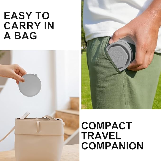 Collapsible Travel Cup with Lid - Image 6