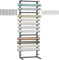 GIOTORENT Wall Mount Blueprint Storage Rack, 15-Tier Heavy Duty Blueprint Holder by GIOTORENT