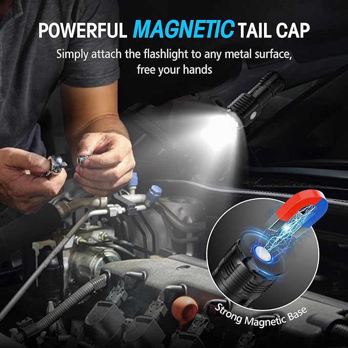LETMY Rechargeable Mini Flashlights - Image 5