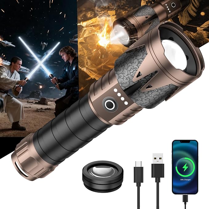 SKYFIRE Rechargeable Flashlight - Image 9