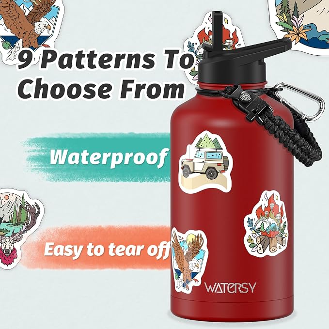 64oz Insulated Water Bottle, BPA Free&Leak Proof, Half Gallon Stainless Steel - Image 4