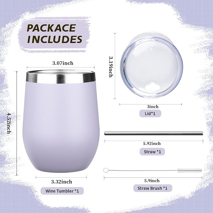 12oz Stemless Wine Tumbler - Image 3