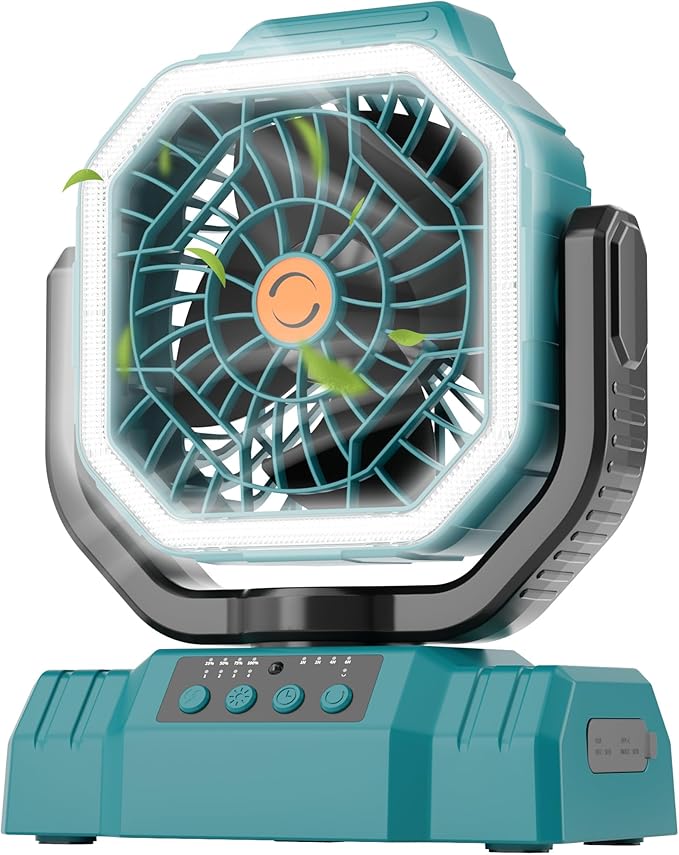 AVV 20000mAh High Speed Portable Camping Rechargeable Fan by AVV