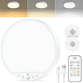 Rechargeable 6W Motion Sensor Ceiling Light Indoor, No Wiring & Magnetic by ShunFSC