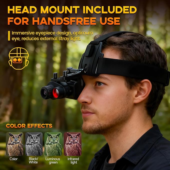 4K Night Vision Monocular for Adults – Infrared Digital Night Vision Device - Image 3