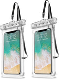 ProCase 2 Pack Waterproof Phone Pouch, Underwater Phone Case Up to 7", Dry Bag by ProCase