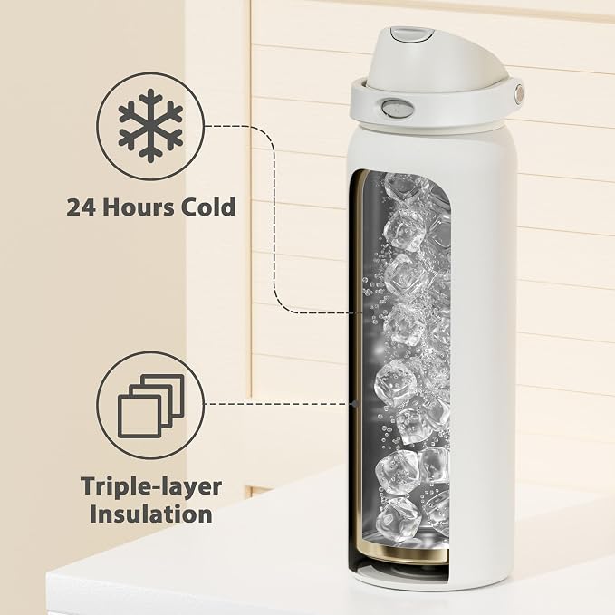 40 oz Insulated Water Bottle - Image 5